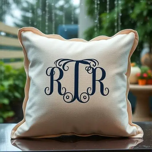 MONOGRAMMED PILLOW